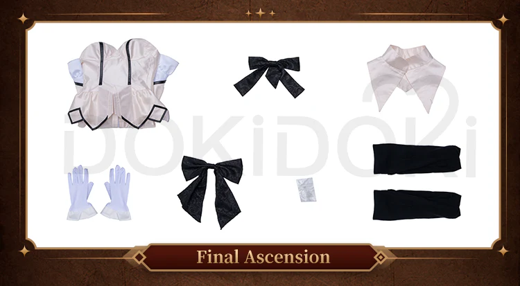 【3 Style】DokiDoki-R Game Fate / Stay Night Cosplay Artoria Pendragon Lily Costume FGO Arturia Pendragon Alter Saber Lily - Image 9