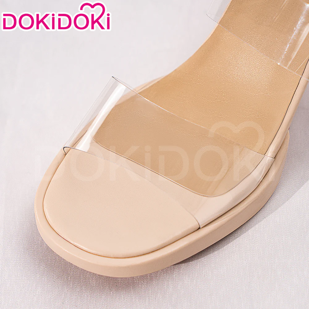 【5.5CM / 7CM / 9CM】DokiDoki Height Increasing Shoes Female Cosplay Flesh Color Shoes High-Heeled Transparent Shoes - Image 3