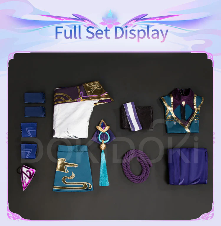 DokiDoki-R Game Cosplay Costume Spiirit Bloossom Spriings / Horn - Image 12
