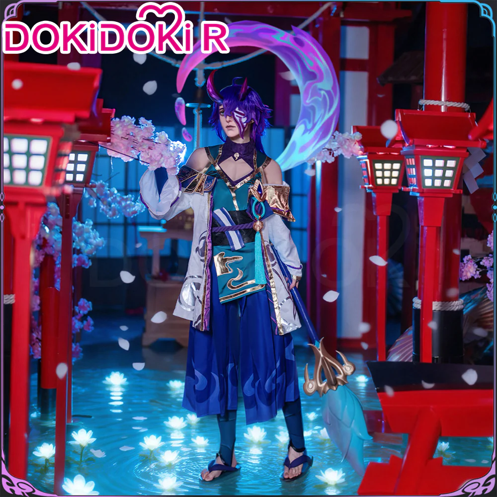DokiDoki-R Game Cosplay Costume Spiirit Bloossom Spriings / Horn - Image 2