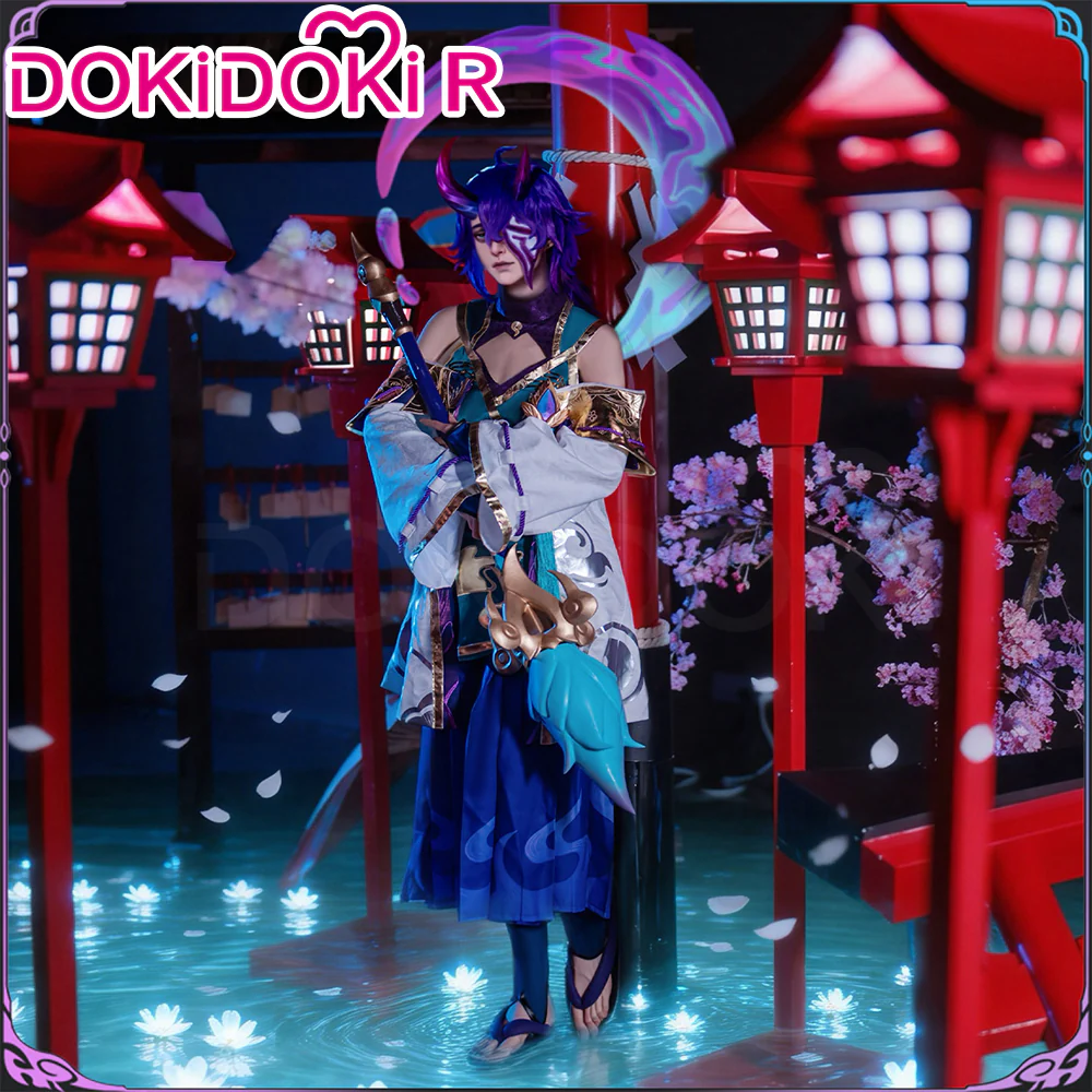 DokiDoki-R Game Cosplay Costume Spiirit Bloossom Spriings / Horn - Image 3