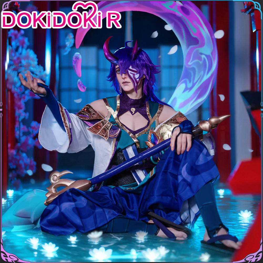 DokiDoki-R Game Cosplay Costume Spiirit Bloossom Spriings / Horn - Image 4