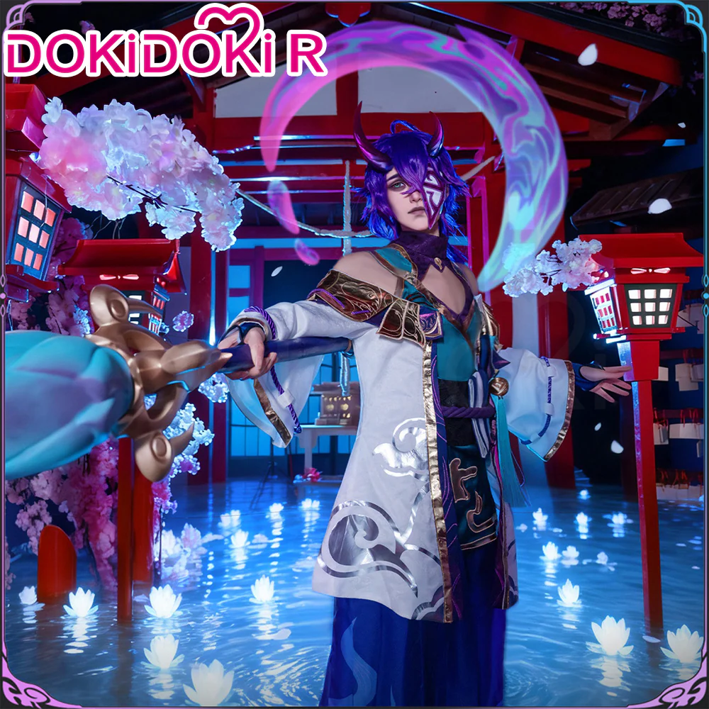 DokiDoki-R Game Cosplay Costume Spiirit Bloossom Spriings / Horn - Image 5