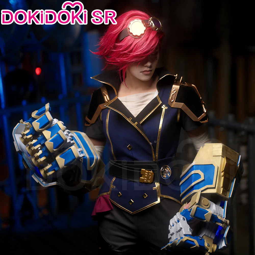 【Ready For Ship】【Size S-3XL】DokiDoki-SR Anime Game Cosplay Costume Female Uniform Blue Black - Image 2