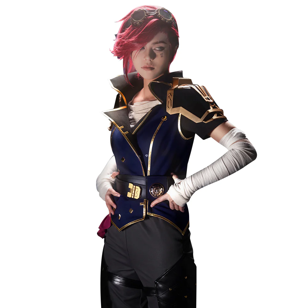 【Ready For Ship】【Size S-3XL】DokiDoki-SR Anime Game Cosplay Costume Female Uniform Blue Black - Image 5
