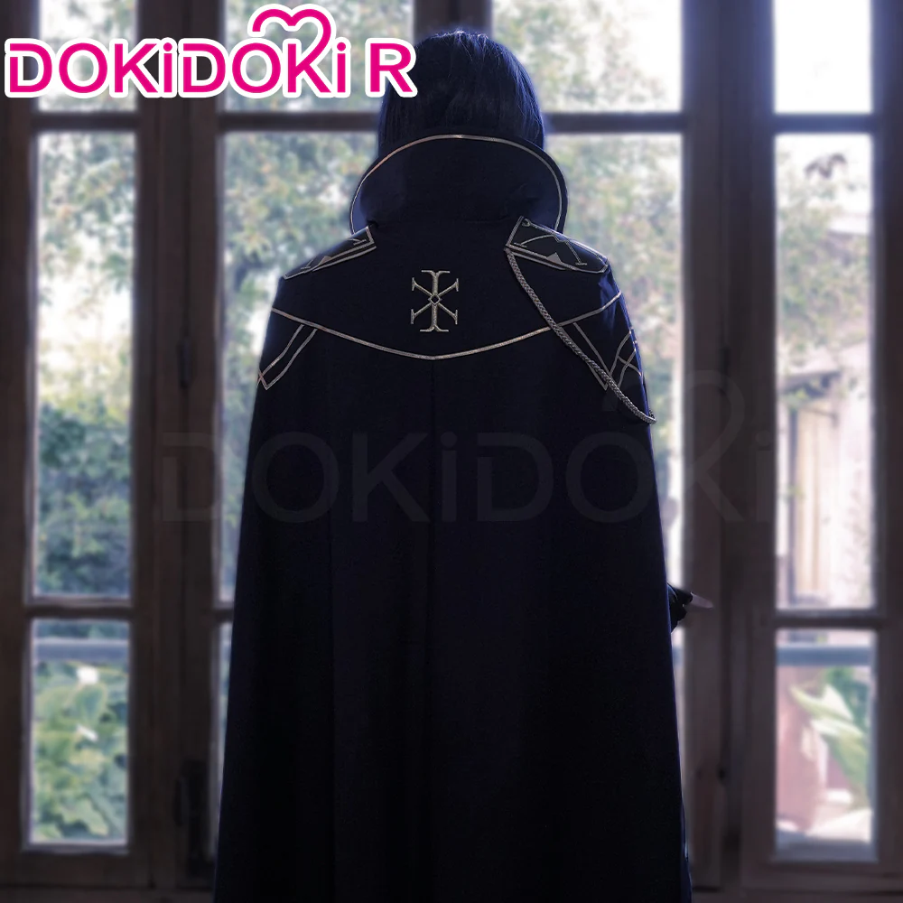 【Ready For Ship】【Size S-3XL】DokiDoki-R Game Cosplay Costume Blue Black With Cape Cloak - Image 3