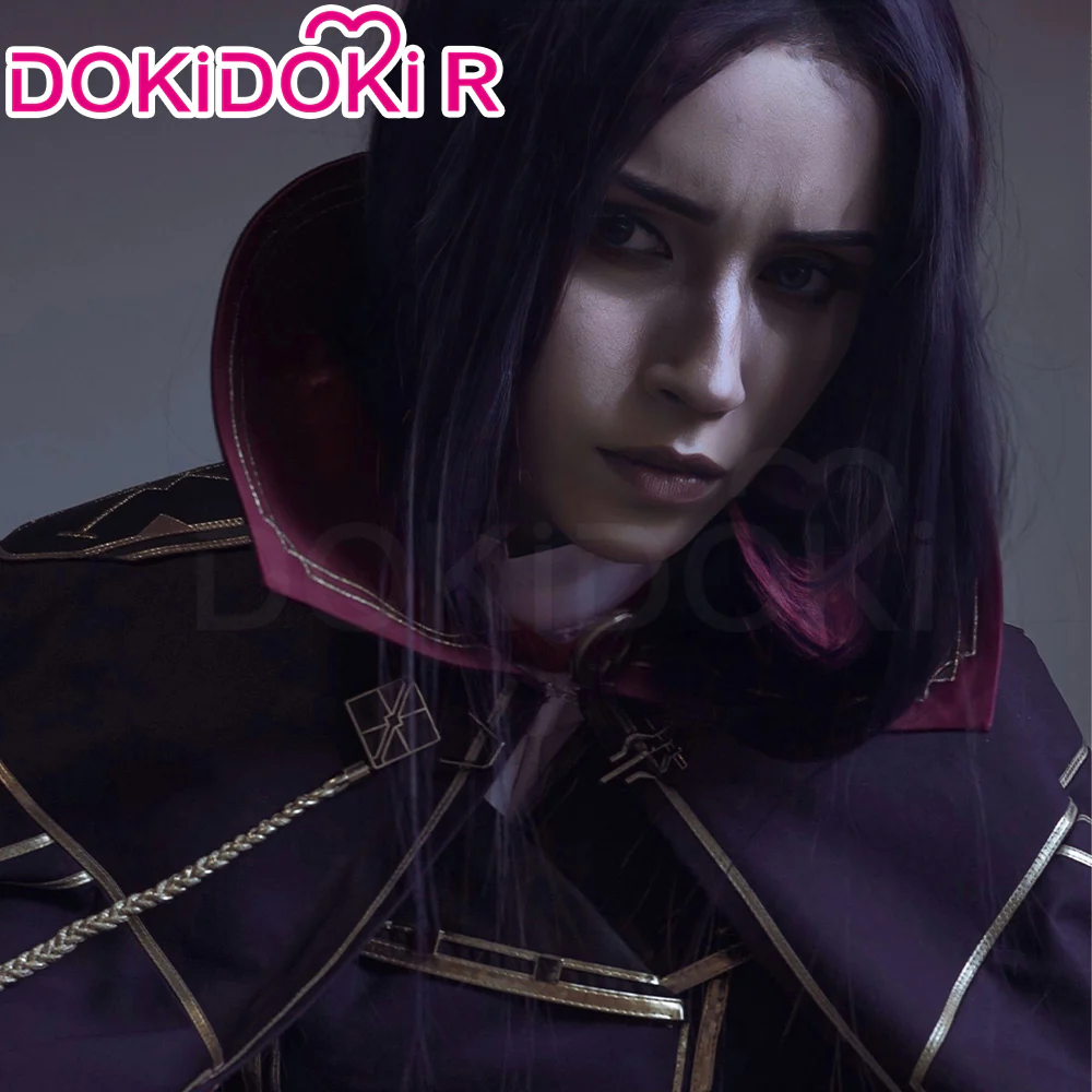 【Ready For Ship】【Size S-3XL】DokiDoki-R Game Cosplay Costume Blue Black With Cape Cloak - Image 6