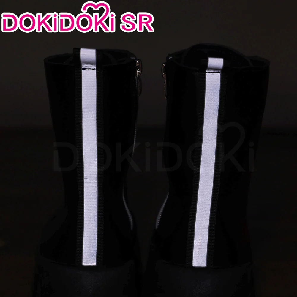 【8 CM】DokiDoki Height Increasing Shoes / Elevator Shoes Martin Boots Black Invisible Thick-Soled 8 CM Platform Shoes - Image 5
