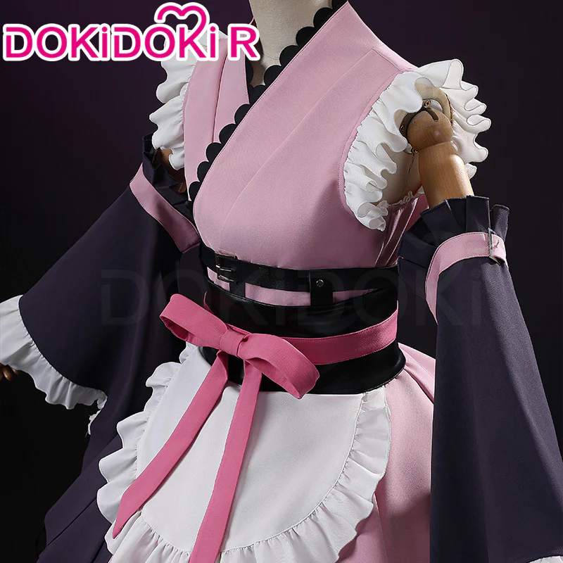 【Size XS-XL】DokiDoki-R Anime Cosmic Princess Kaguya! Cosplay Komazawa Noi Costume Cute Maid - Image 5