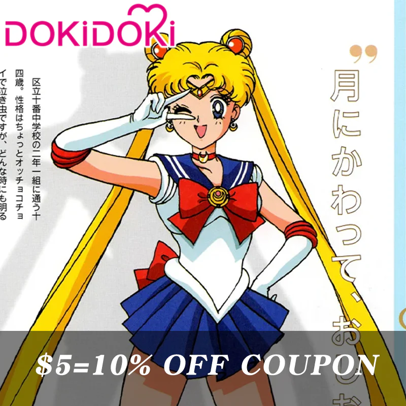 【POLL】$5 Deposit = 10% off Coupon DokiDoki Anime Cosplay Costume Blue Dress Red Bow Uniform - Image 2