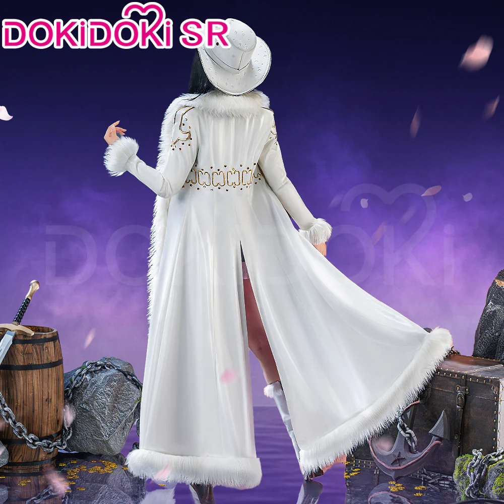 【Confirmed】$5 Deposit =10% OFF Coupon DokiDoki Anime Cosplay  Women Costume Purple White With Hat / Long Cape Movie Version Season 2 - Image 2