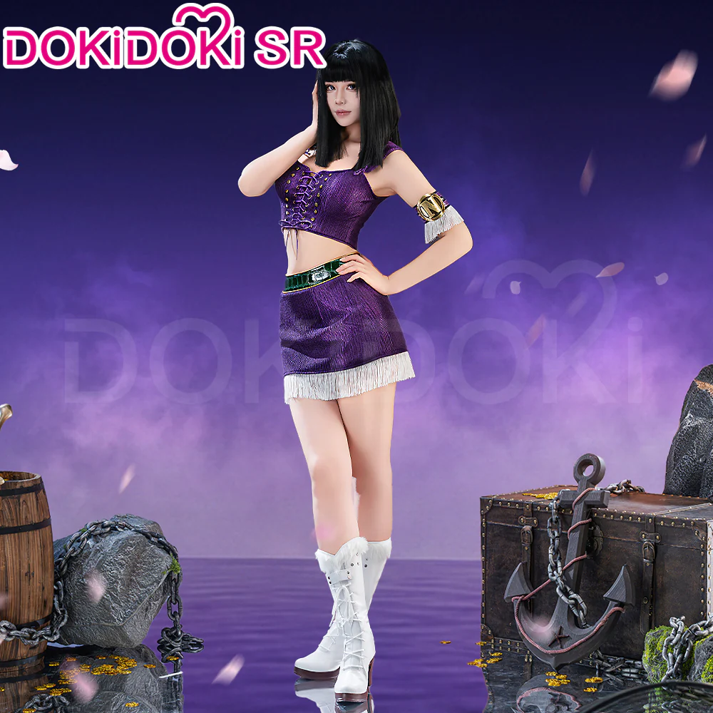 【Confirmed】$5 Deposit =10% OFF Coupon DokiDoki Anime Cosplay  Women Costume Purple White With Hat / Long Cape Movie Version Season 2 - Image 3