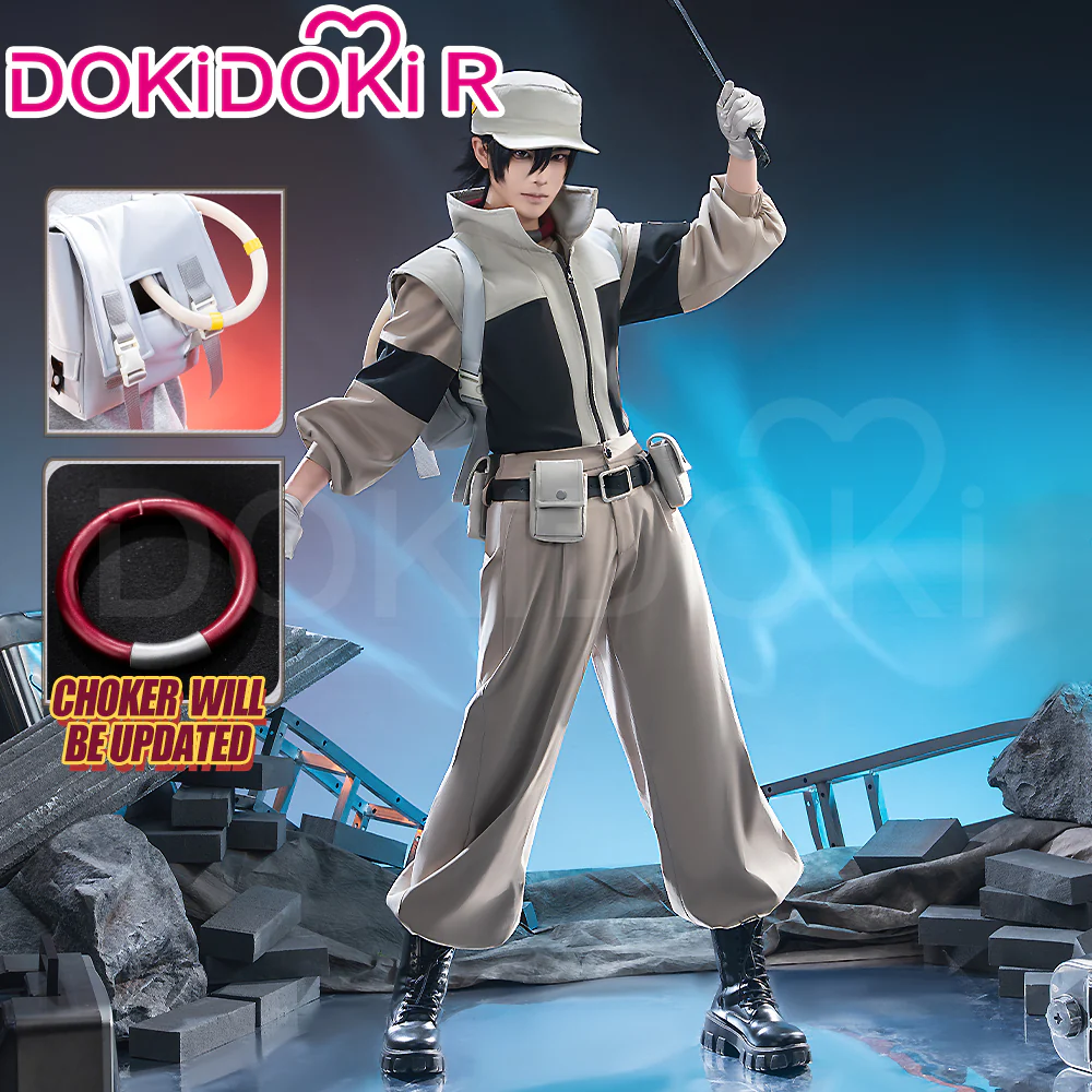 【Size S-2XL】DokiDoki-R Anime GACHIAKUTA Cosplay Gris Rubion / Follo Tunito / Tomme Mima Supporters Costume