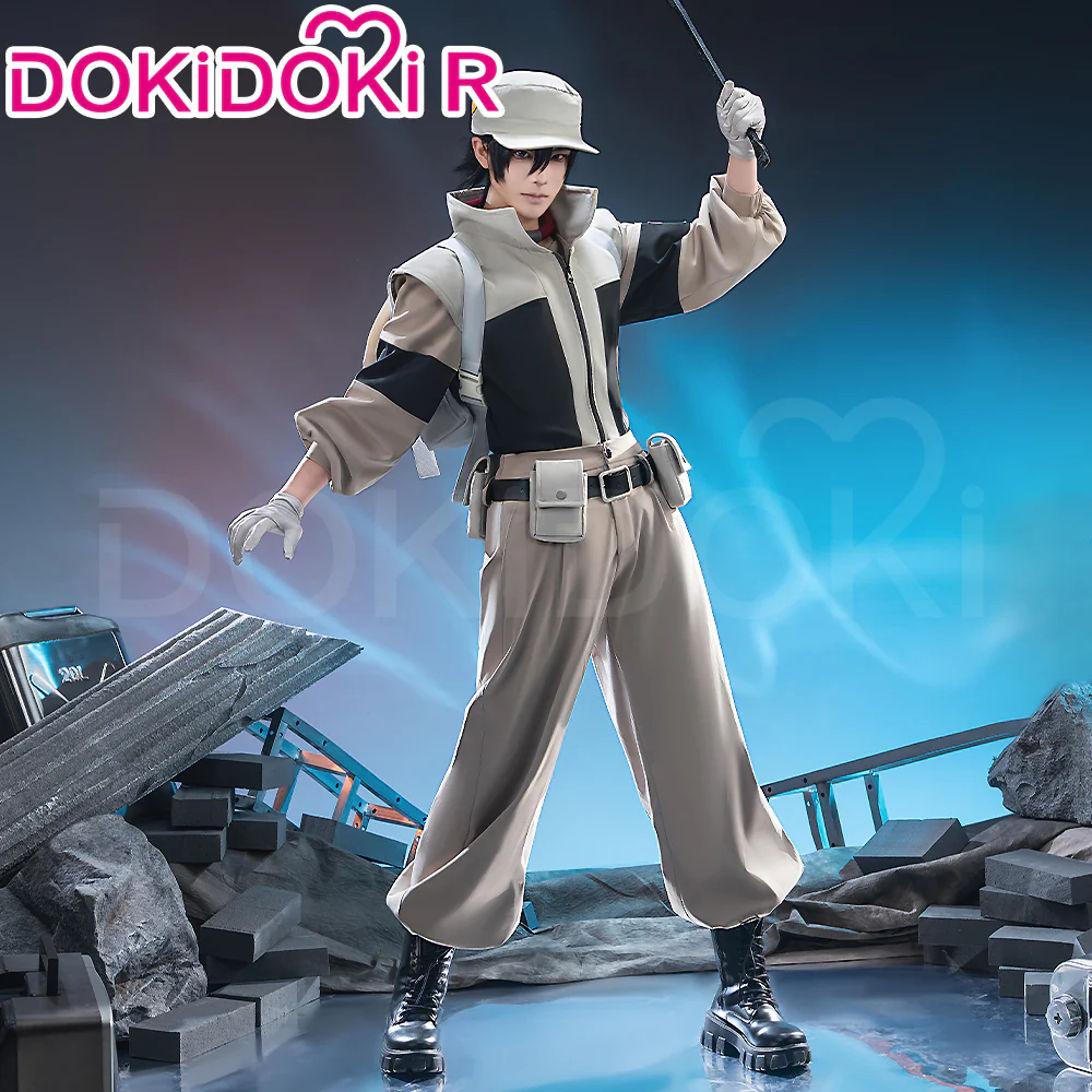 【Size S-2XL】DokiDoki-R Anime GACHIAKUTA Cosplay Gris Rubion / Follo Tunito / Tomme Mima Supporters Costume - Image 2