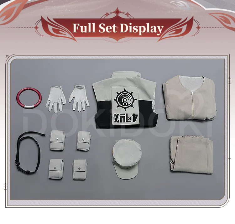 【Size S-2XL】DokiDoki-R Anime GACHIAKUTA Cosplay Gris Rubion / Follo Tunito / Tomme Mima Supporters Costume - Image 6