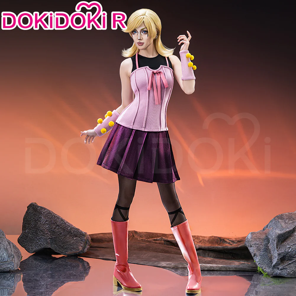 【Confirmed】$5 Deposit = 10% off Coupon DokiDoki Anime Season 7 Cosplay Pink Uniform Costume SBR