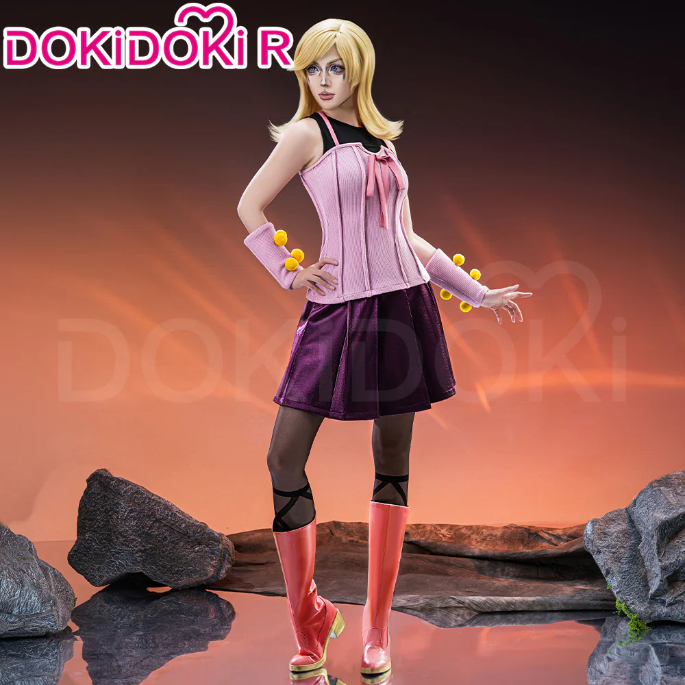 【Confirmed】$5 Deposit = 10% off Coupon DokiDoki Anime Season 7 Cosplay Pink Uniform Costume SBR - Image 3