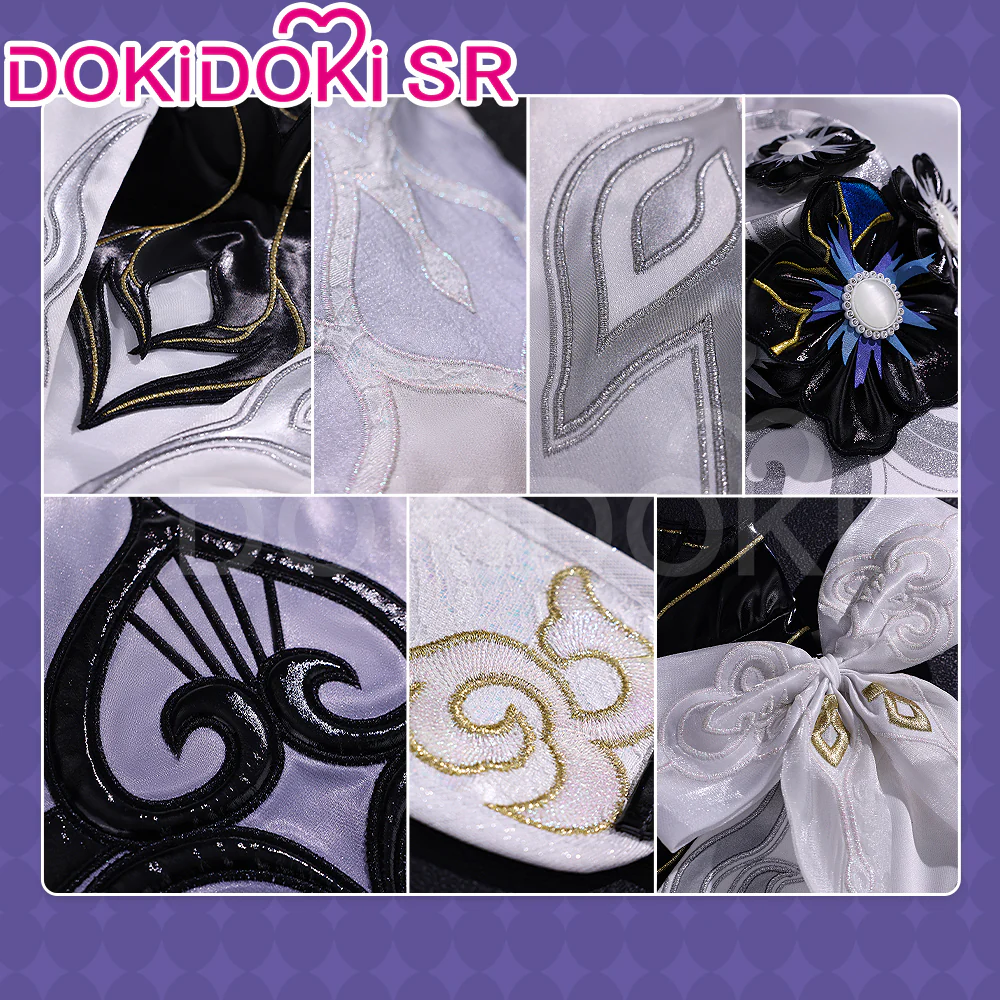 【Size S-2XL】DokiDoki-SR Game Honkai: Star Rail Cosplay The Dahlia Costume Constance - Image 4