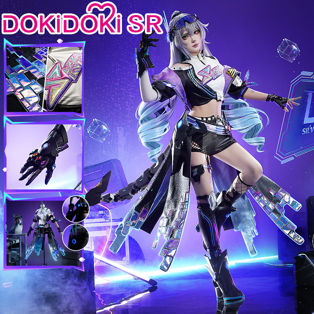 【Confirmed】$5 Deposit = 10% off Coupon DokiDoki-SR Honkai: Star Rail Cosplay Silver Wolf Costume Planarcadia