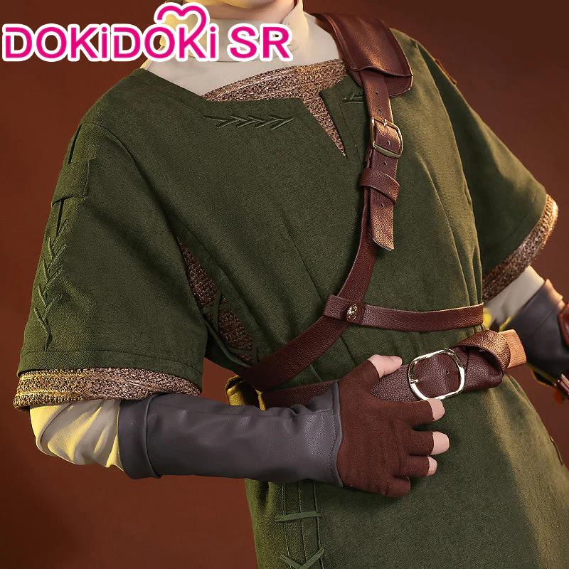 【US/EU LOCAL SHIPPING 】【Size S-2XL】DokiDoki-SR Game  Cosplay Costume / Wig Green Suit - Image 3
