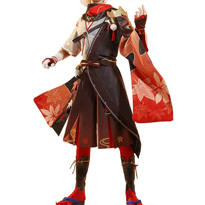 【US/EU LOCAL SHIPPING 】【Size S-2XL】DokiDoki-SR Game Genshin Impact Kazuha Cosplay Costume / Wig Men - Image 10