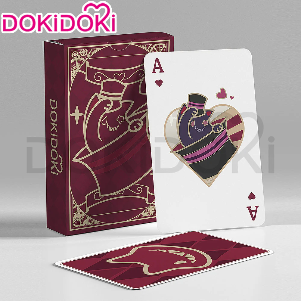 【US/EU LOCAL SHIPPING 】【Upgrade Version】DokiDoki Game Genshin Impact Cosplay Lyney Poker Props / Wig  Fontaine - Image 5