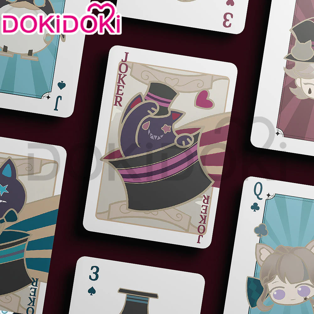 【US/EU LOCAL SHIPPING 】【Upgrade Version】DokiDoki Game Genshin Impact Cosplay Lyney Poker Props / Wig  Fontaine - Image 7