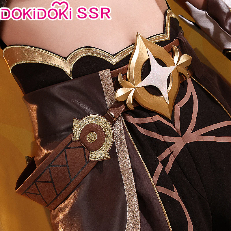 【Ready For Ship】DokiDoki-SSR Game Genshin Impact Cosplay Male Traveler Sora Costume Kong Aether Costume / Shoes - Image 3