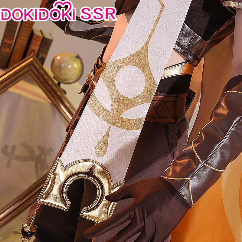 【Ready For Ship】DokiDoki-SSR Game Genshin Impact Cosplay Male Traveler Sora Costume Kong Aether Costume / Shoes - Image 4