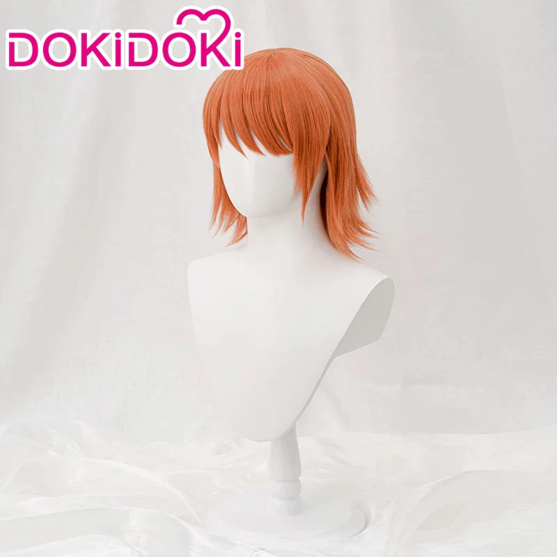 【Partially Ready For Ship】DokiDok Anime Cosplay Short/ Long Orange Wig / Tattoo Sticker - Image 13