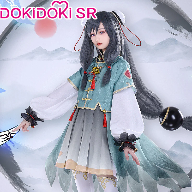 【In Stock】DokiDoki-SR Game Genshin Impact Cosplay Shenhe Costume Shen He Child Ver - Image 3