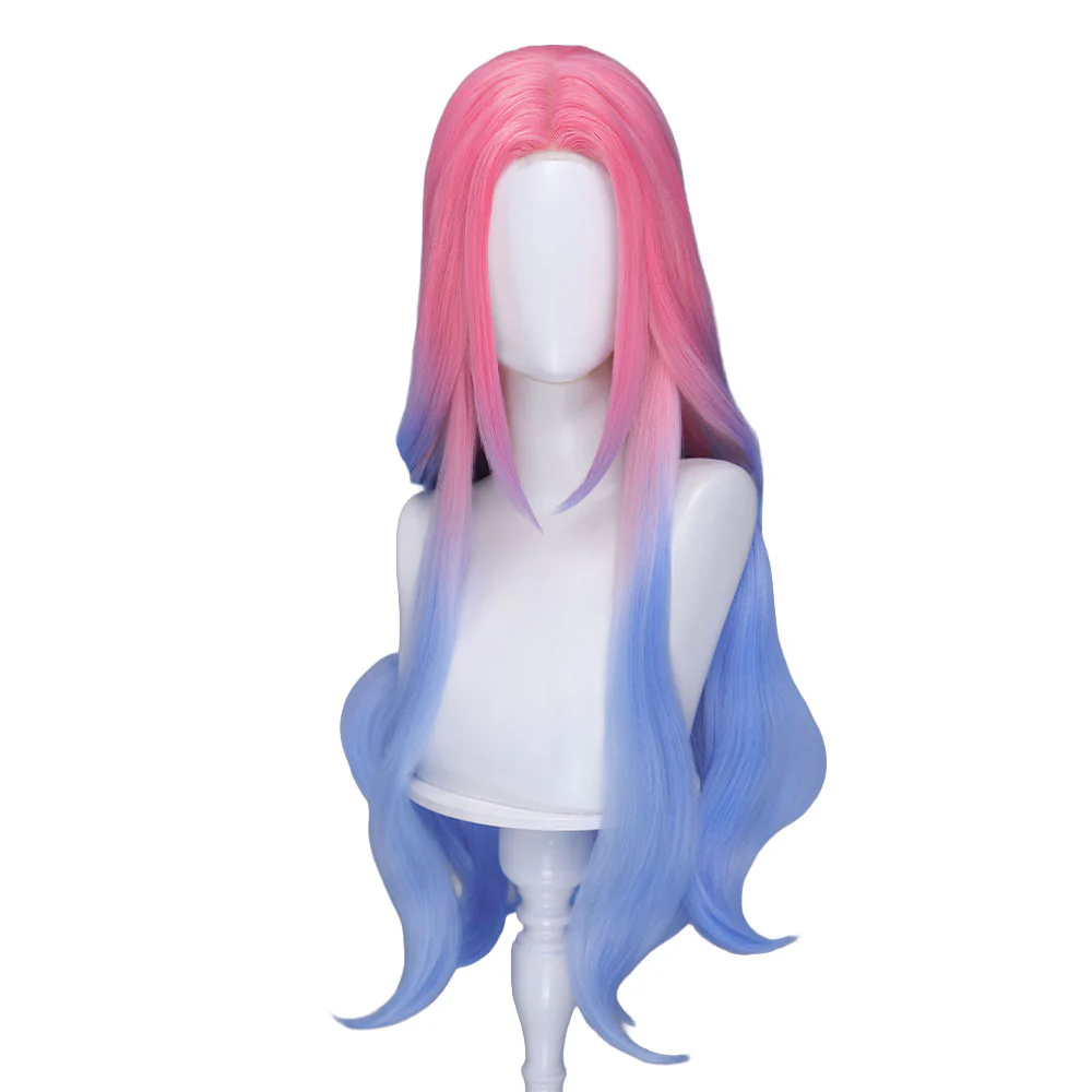 【Partially Ready For Ship】【Small Area Front Lace】DokiDoki Music Video Cosplay Wig / Eyelashes Women Long / Short Curly Gradient Pink Hair - Image 14