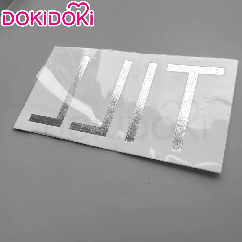 【Ready For Ship】DokiDoki Anime Cosplay Wig / Tattoo Sticker / Earring / Necklace Short Straight Grey Hair  28th Adult Version - Image 17