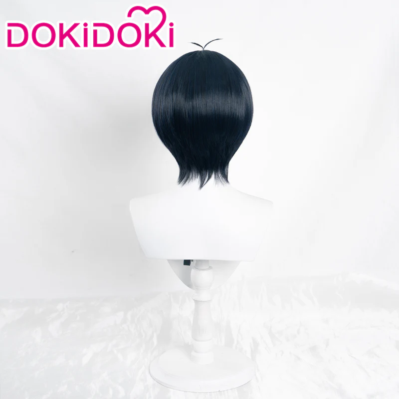 【Ready For Ship】DokiDoki Anime Cosplay Wig Short Black Wig - Image 3