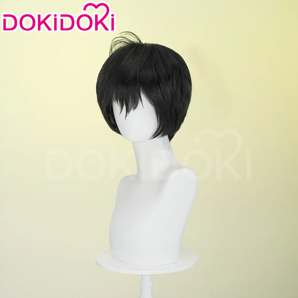 【Ready For Ship】DokiDoki Anime Cosaply Wig Black Straight Hair - Image 3