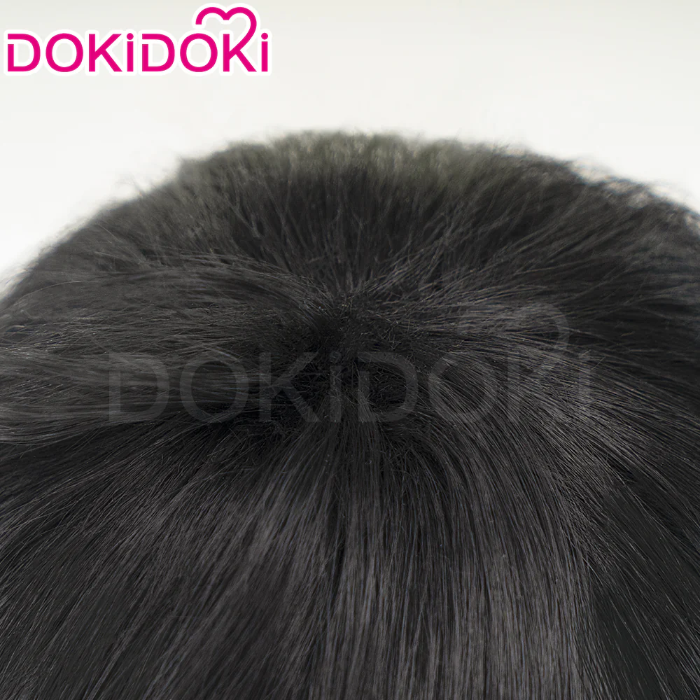 【Ready For Ship】DokiDoki Anime Cosaply Wig Black Straight Hair - Image 5
