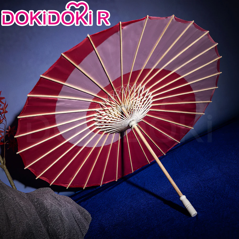 DokiDoki-R Anime Cosmic Princess Kaguya! Cosplay Runami Yachiyo Costume / Umbrella / Octopus Plush - Image 7
