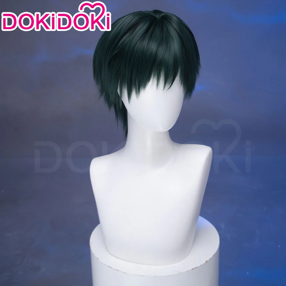 【Partially Ready For Ship】Dokidoki Anime Cosplay Wig Women Halloween Green Wig / Short Hair - Image 10