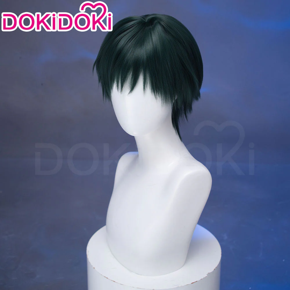【Partially Ready For Ship】Dokidoki Anime Cosplay Wig Women Halloween Green Wig / Short Hair - Image 11