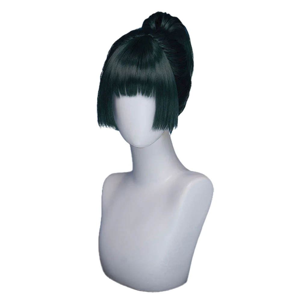 【Partially Ready For Ship】Dokidoki Anime Cosplay Wig Women Halloween Green Wig / Short Hair - Image 7