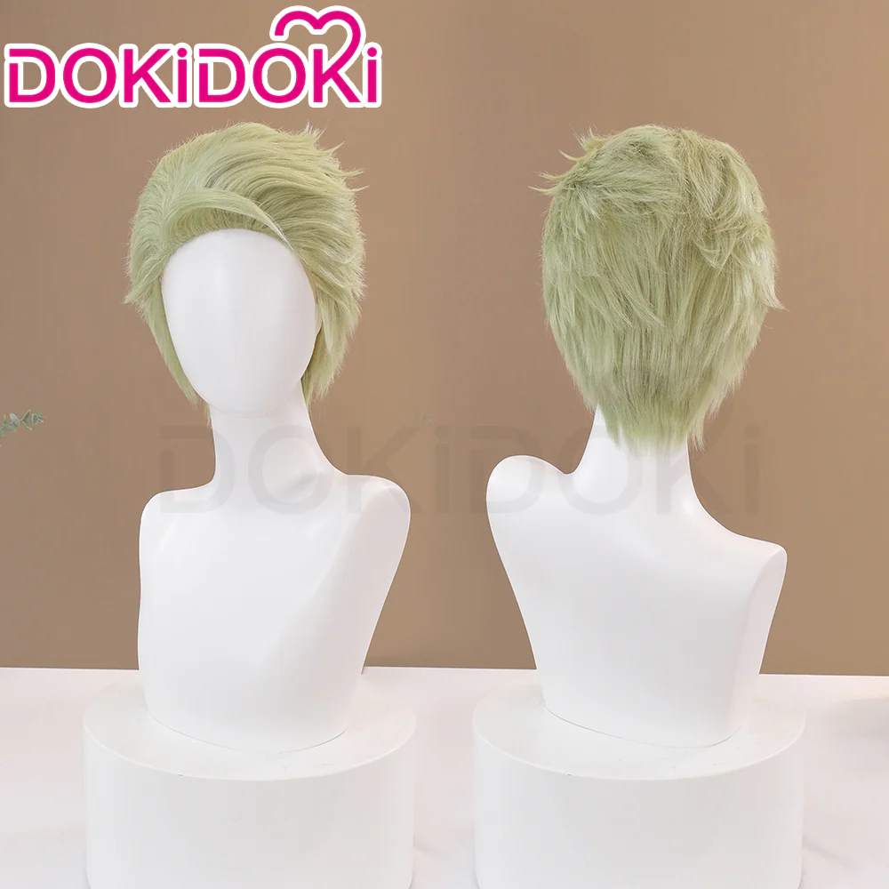 【Wig Ready For Ship】Dokidoki Anime Cosplay  Wig / Necktie/ Glasses Short Straight Hair - Image 2