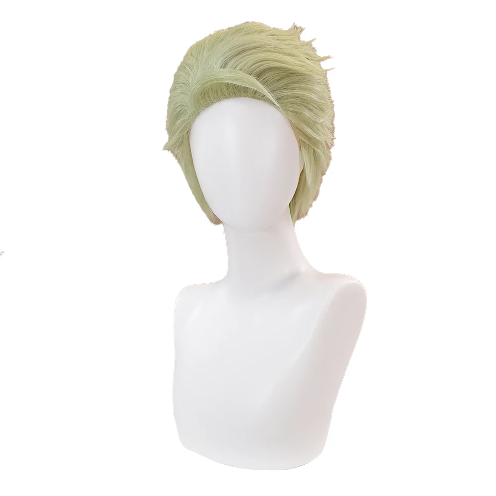 【Wig Ready For Ship】Dokidoki Anime Cosplay  Wig / Necktie/ Glasses Short Straight Hair - Image 3