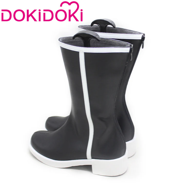 DokiDoki Anime Cosplay  Shoes Black Boots - Image 3