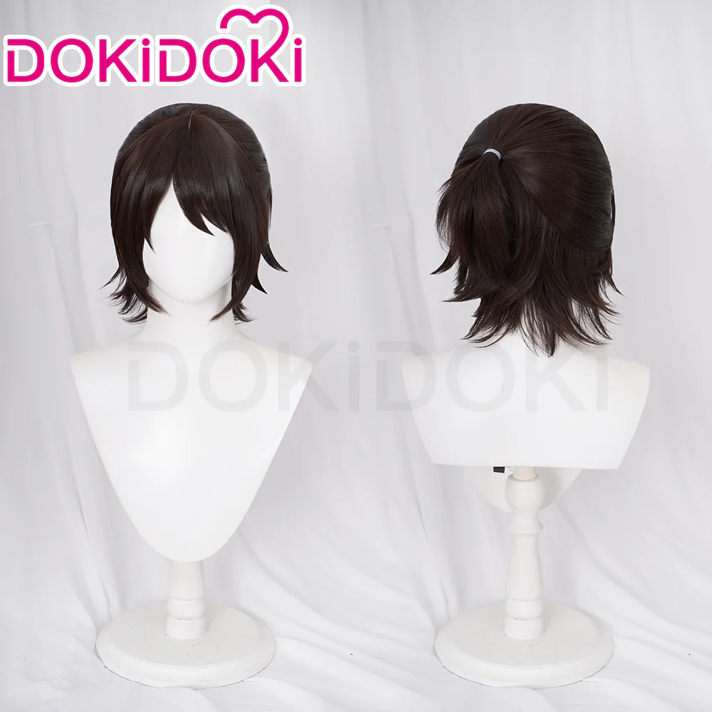 【Ready For Ship】DokiDoki Anime Cosplay Wig Brown Short Straight