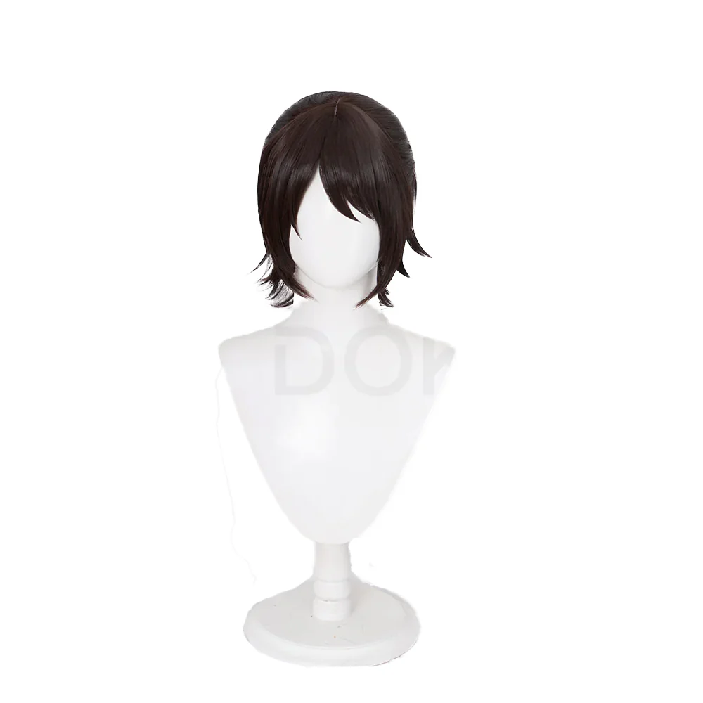 【Ready For Ship】DokiDoki Anime Cosplay Wig Brown Short Straight - Image 2