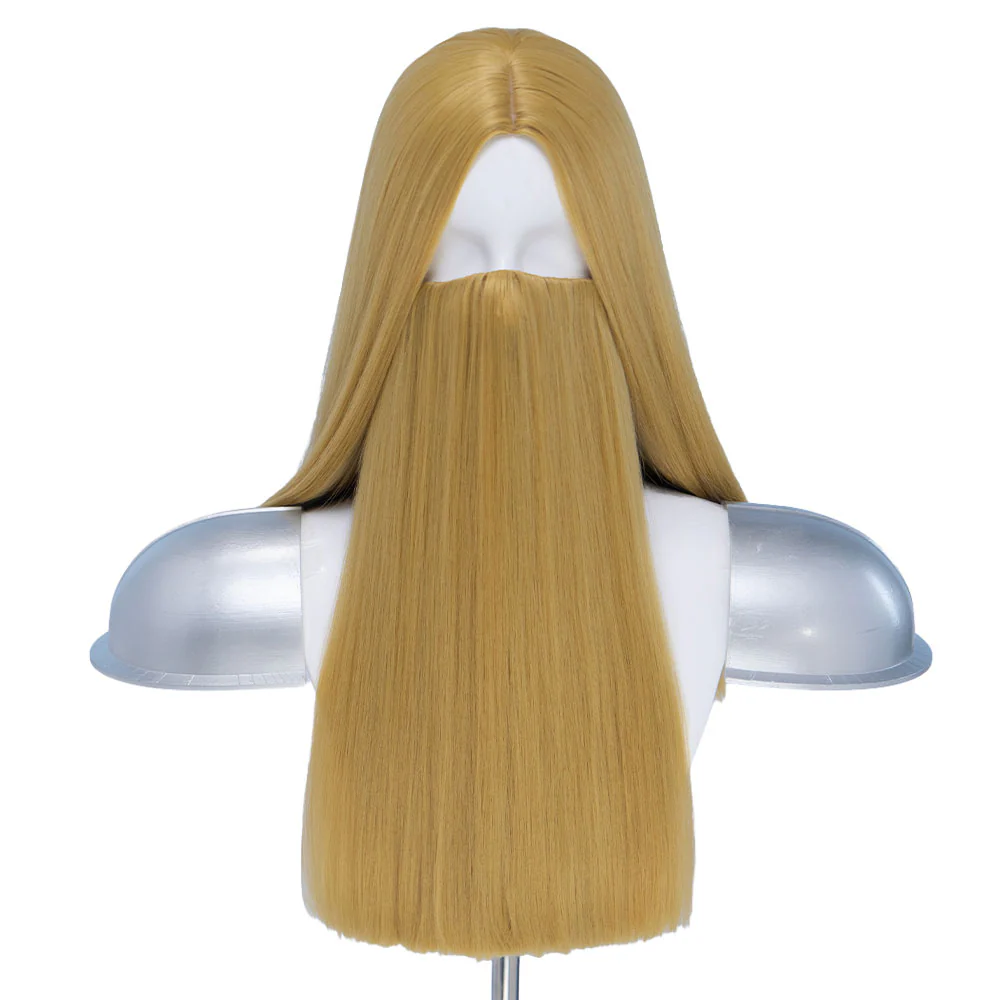 【Ready For Ship】DokiDoki Anime Cosplay Wig / Beard Long Straight Brown Hair - Image 5