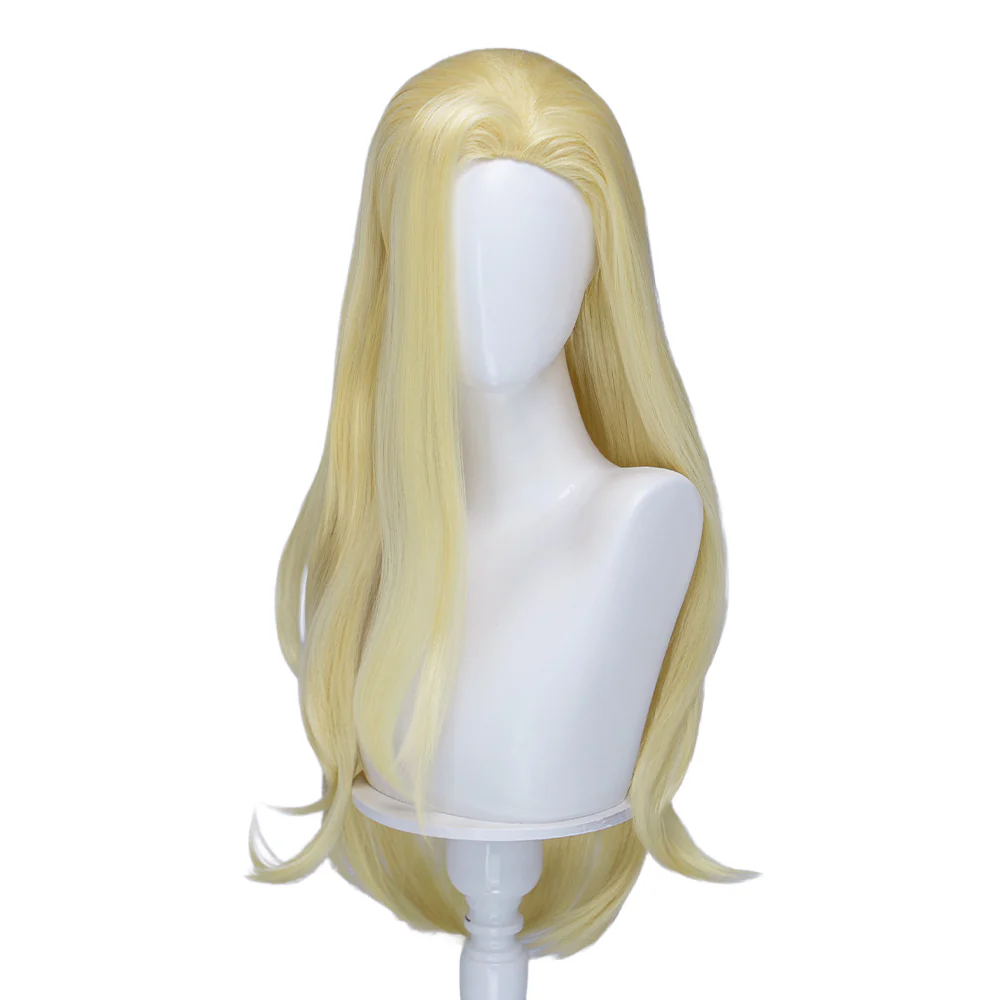 【Ready For Ship】DokiDoki Anime Cosplay Wig Long Straight Yellow Hair - Image 5
