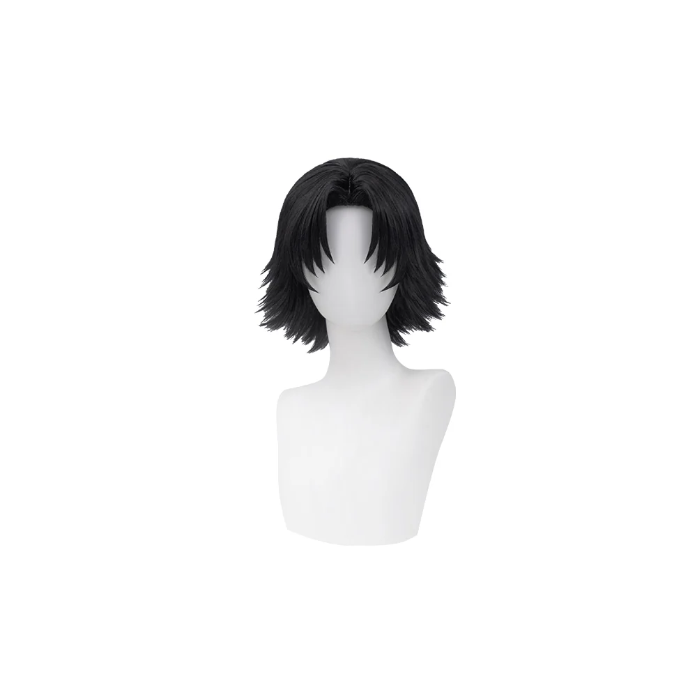 【Ready For Ship】DokiDoki Anime Cosplay Wig Short Straight Black Hair - Image 5
