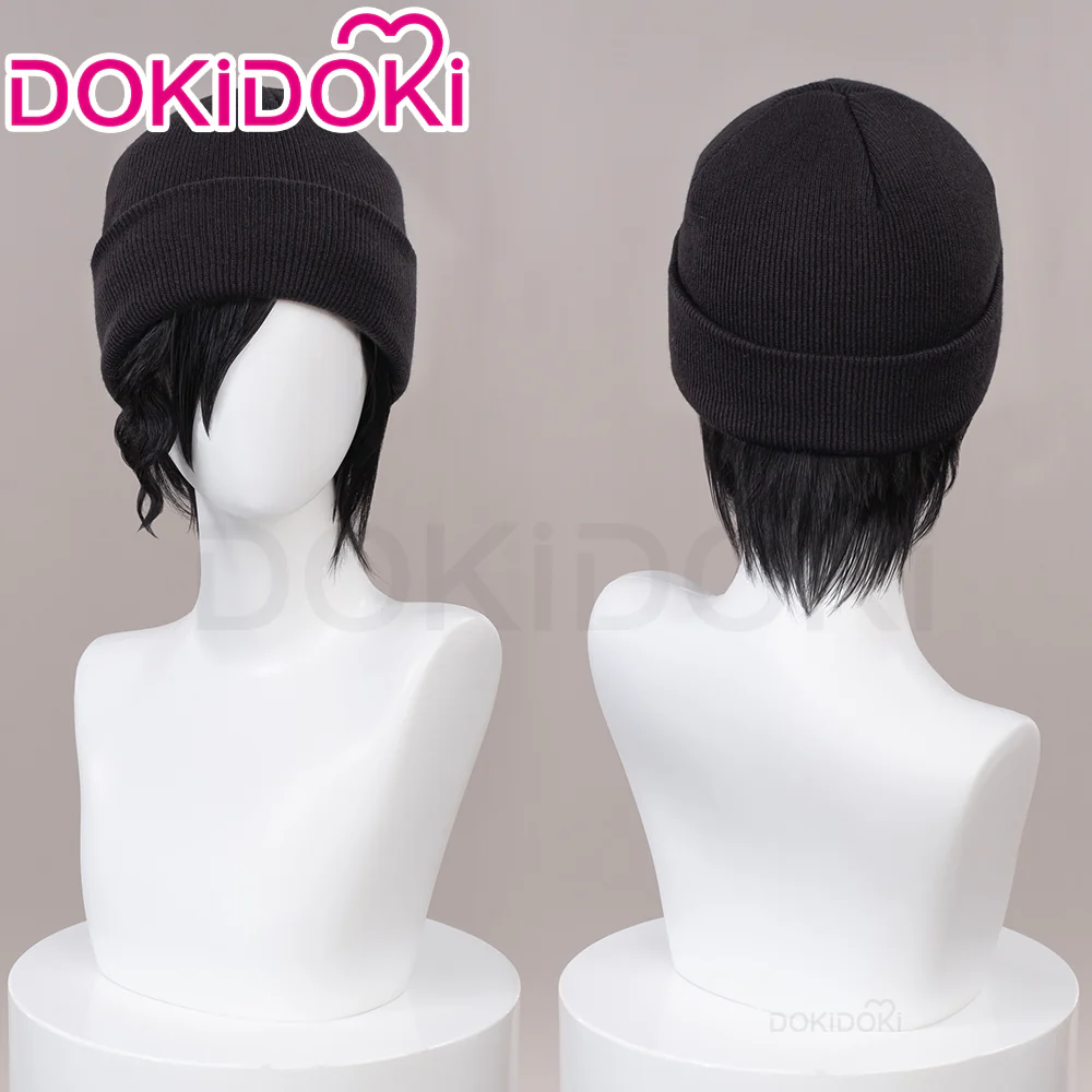 【Ready For Ship】DokiDoki Anime Cosplay Wig Short Straight Black Hair