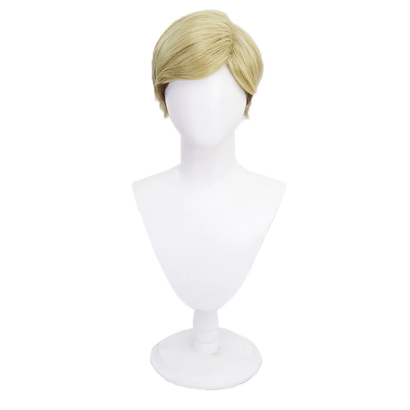 【Ready For Ship】DokiDoki Anime Cosplay Wig Short Straight Brown Beige Wig - Image 4